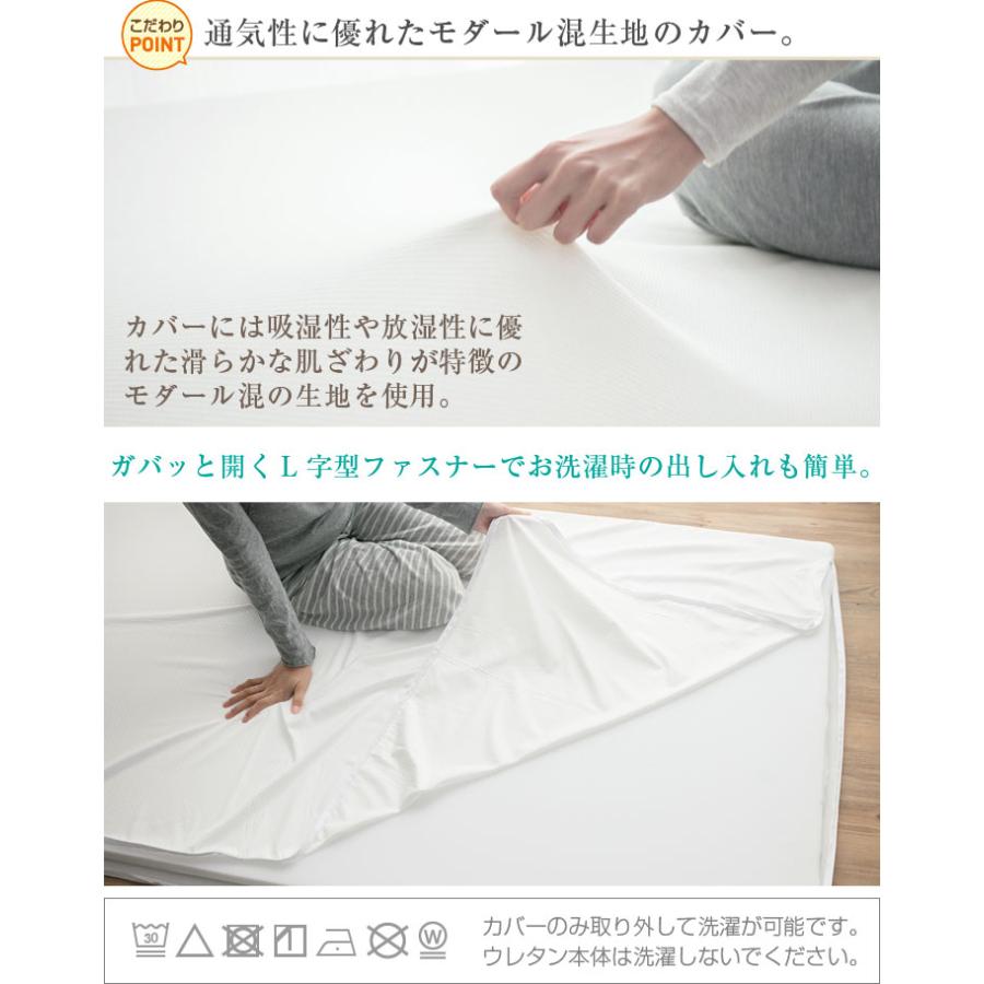 マットレス トッパー セミダブル 高反発 厚み4cm マットレスパッド