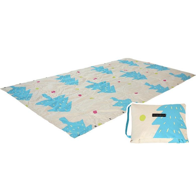 西川（nishikawa） マタノアツコ ダウンひざ掛け ツリー柄 東京西川