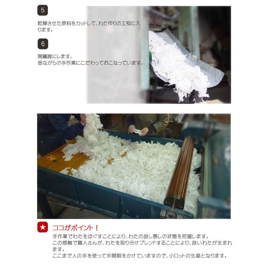 中わた超増量 GENSOU 本麻敷パッド ダブル 麻100％ リネン 麻わた100％ ラミー 800g 140×205 本麻 ヒンヤリ 近江の麻 日本製 いつきのふとん_7