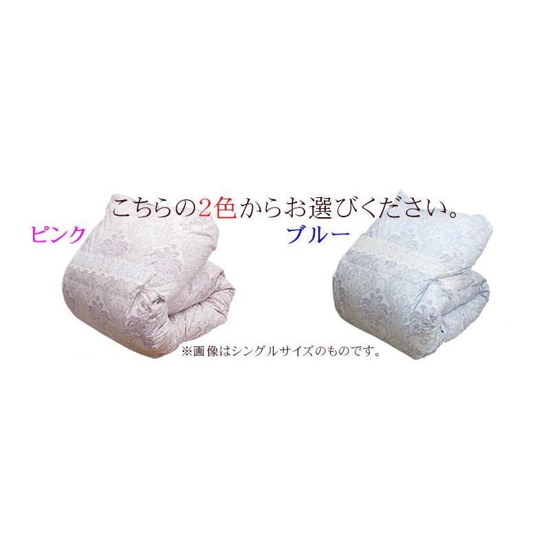 30%off 京都西川 LIBA300 羽毛肌布団 セミダブル ハンガリー産ホワイト