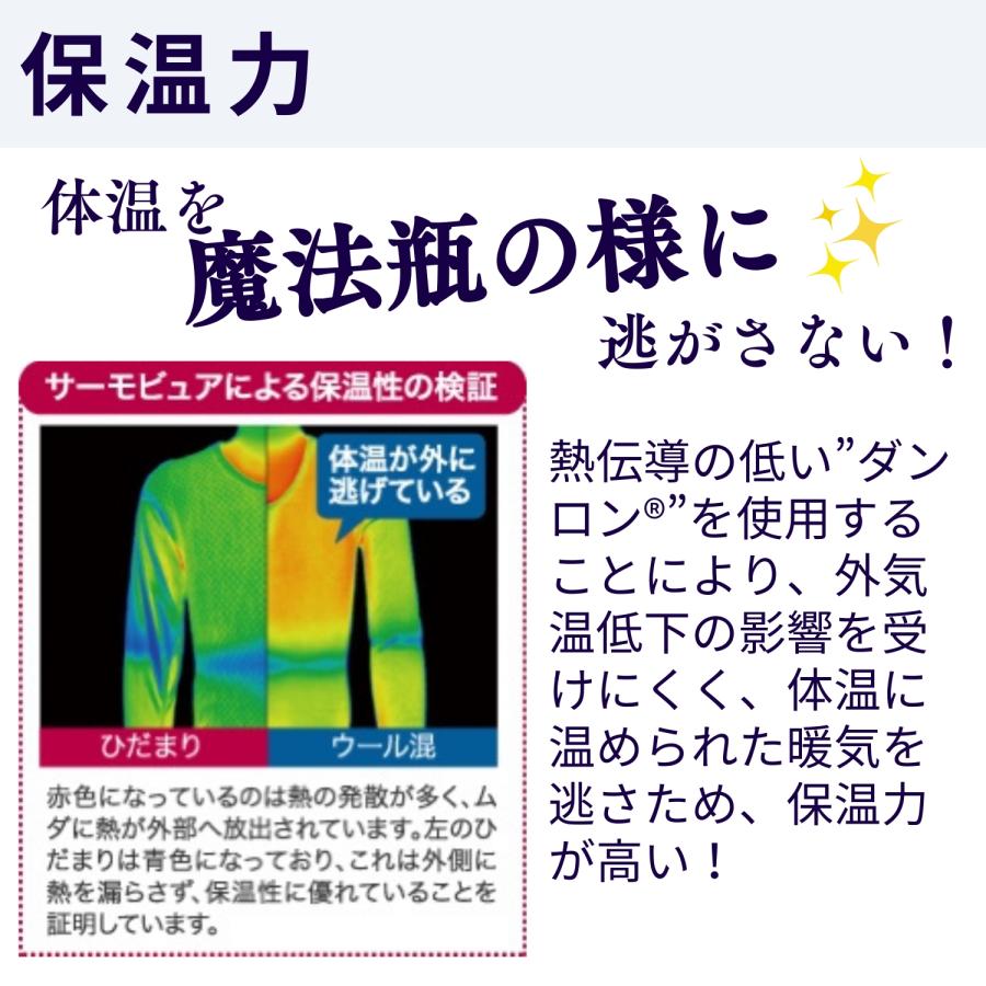 ひだまり メンズ 長袖 ハイネック 保温インナー チョモランマ LL ひだまり メンズ 長袖 ハイネック 保温インナー チョモランマ LL