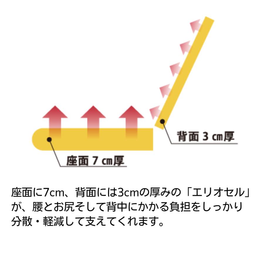 マニフレックス ファンクッションII 高反発 椅子クッション 腰痛対策 デスクワーク チェアクッション 体圧分散 正規品 | magniflex | 04