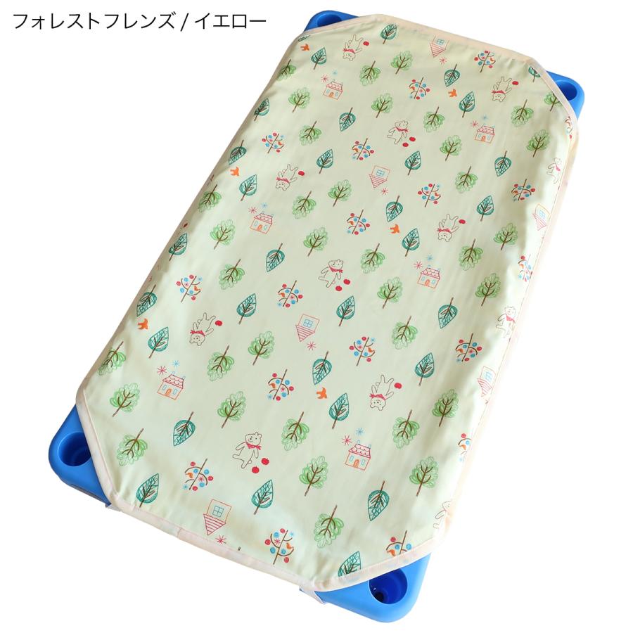 フジキ お昼寝コットカバー （ 保育園 約60×101cm ） 4重ガーゼ 四隅