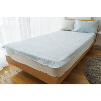 リネン ウォッシャブル 敷きパッド （ セミダブル 約120×205ｃｍ SD ） 日本製 滋賀麻工業