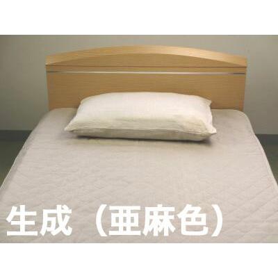 リネン ウォッシャブル 敷きパッド （ セミダブル 約120×205ｃｍ SD ） 日本製 滋賀麻工業
