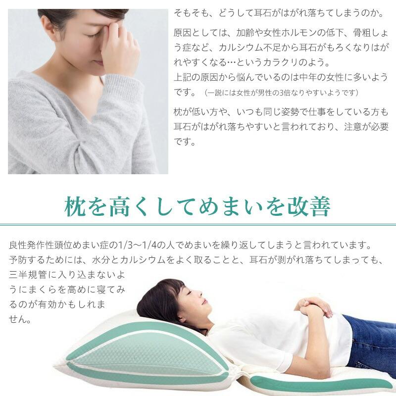 耳石にお悩みの方に スロープピロー 枕 まくら クッション 逆流性食道