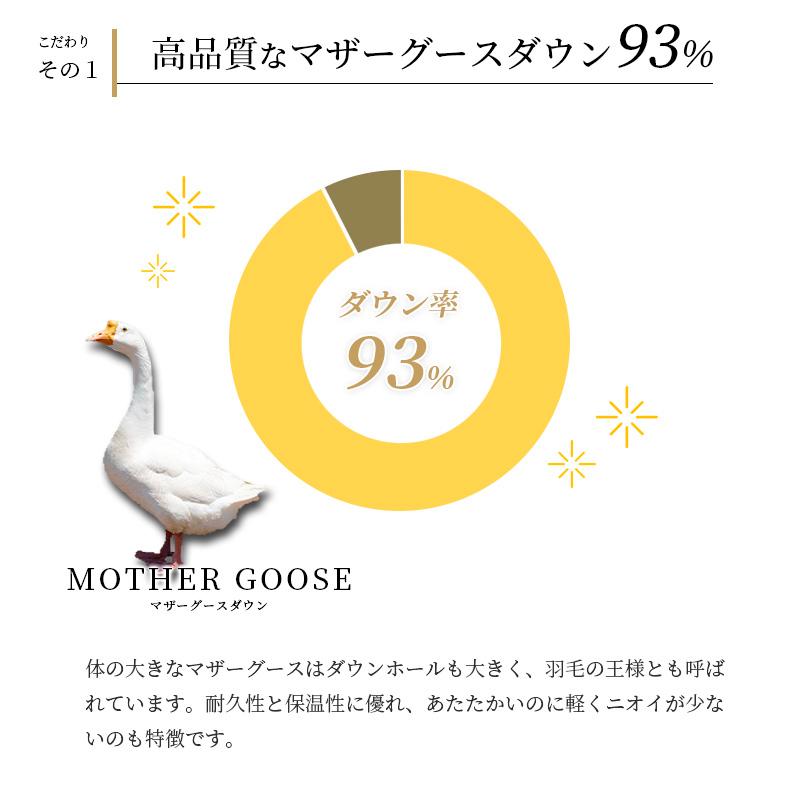 西川（nishikawa） 羽毛布団 マザーグース93％ シングル 羽毛掛布団