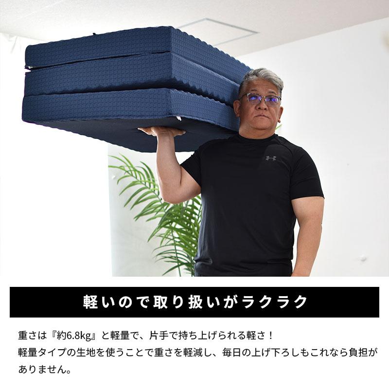 究極に硬い ゴリラマットレス 日本製 409N シングルサイズ ロマンス小杉 超硬質 高反発 ハードタイプ 100kg 97×200×10cm 男用_10