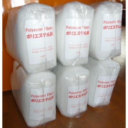 ポリエステル綿 2kg（200gx10枚）x6個セット（12kg）手芸綿