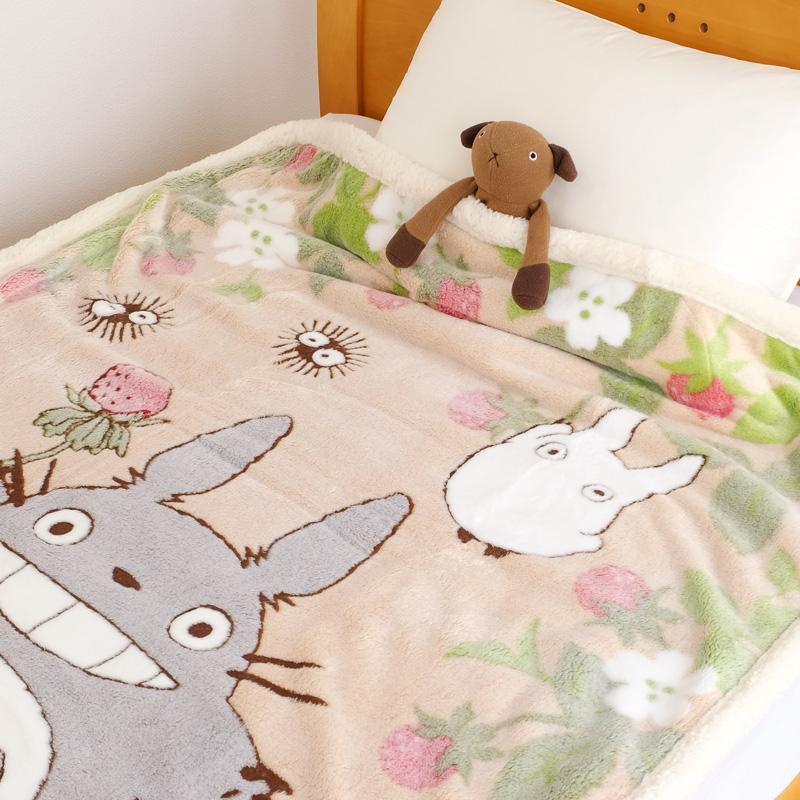 となりのトトロ ハーフ毛布 暖かい ハーフケット 100×140cm