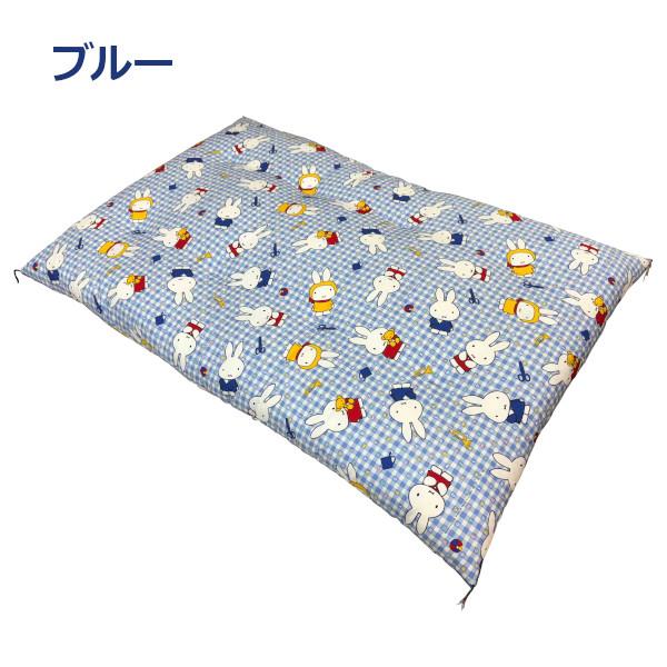 未使用■ジュニア布団■掛布団＆敷布団■90×180cm■ディックブルーナ ベビー・幼児用敷布団 純手作り 西川ブルーナ ミッフィー 85×135cm