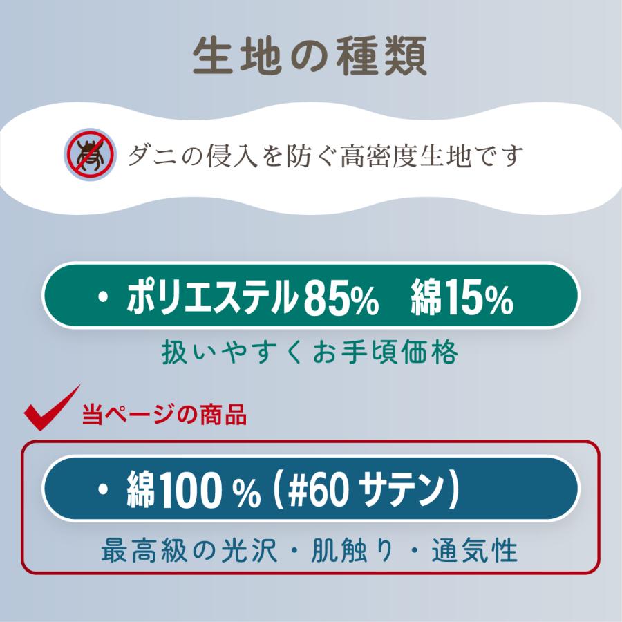 シングル→ダブル 羽毛布団 サイズ変更 足し羽毛200gサービス  綿100%(60サテン)生地｜W洗浄 打ち直し リフォーム リサイズ 日本製｜futonshop｜04