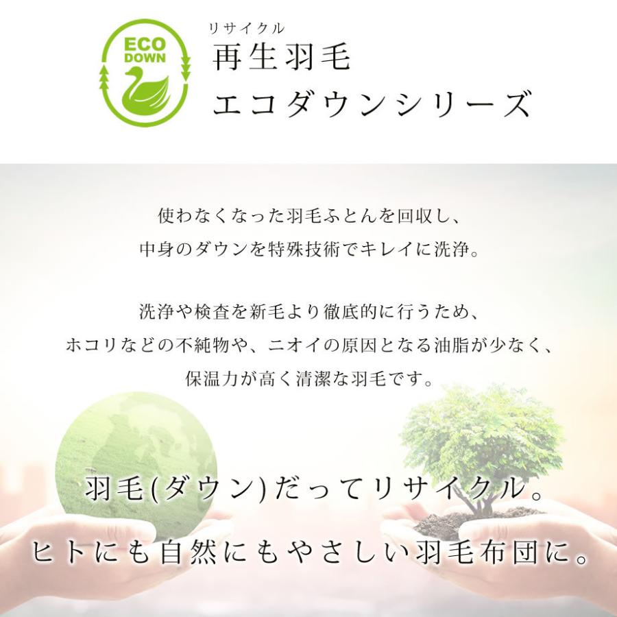 じぶんまくら 羽毛布団 リサイクルダウン85％ シングルロングサイズ