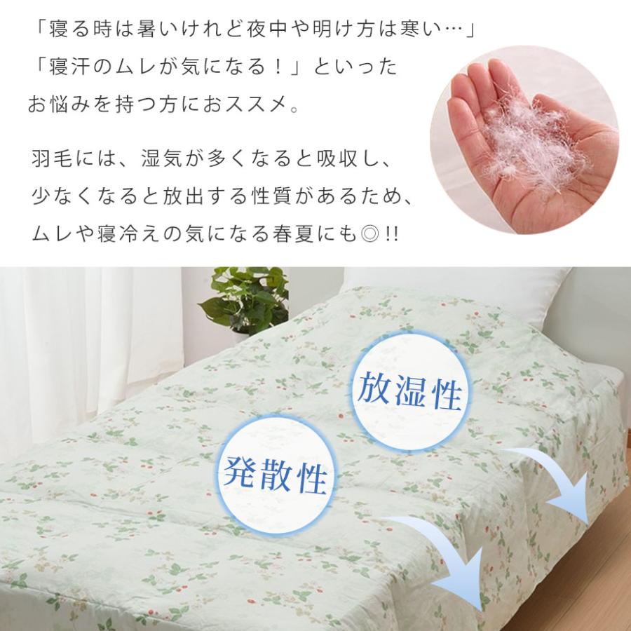 WEDGWOOD（ウェッジウッド） 西川 ダウンケット 羽毛肌掛け布団