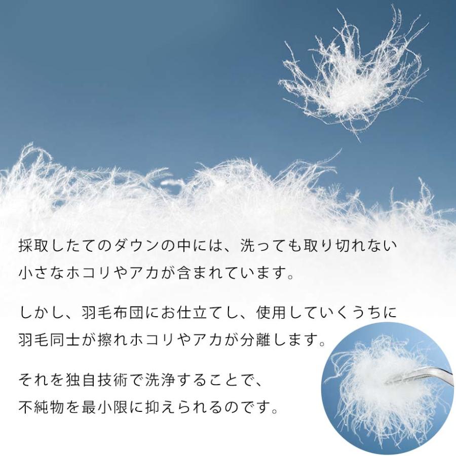 西川（nishikawa） 羽毛布団 シングル グース ダウン 90％ 再生ダウン