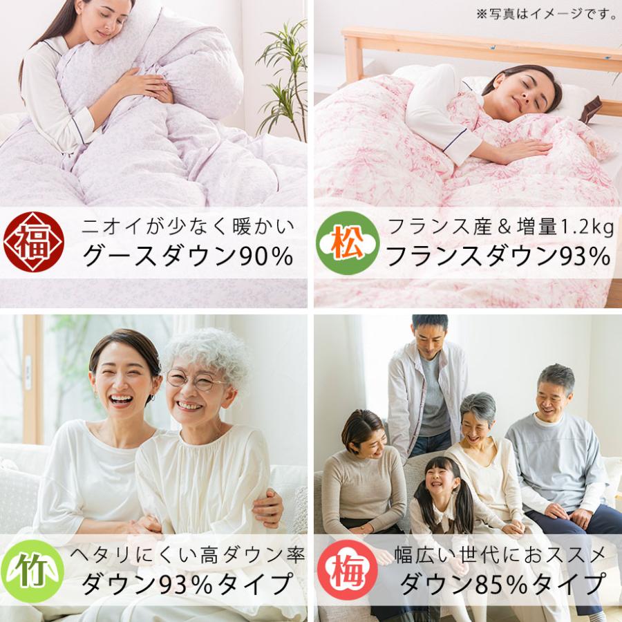 西川（nishikawa） 2026 福袋 羽毛布団 シングル 日本製 グースダウン