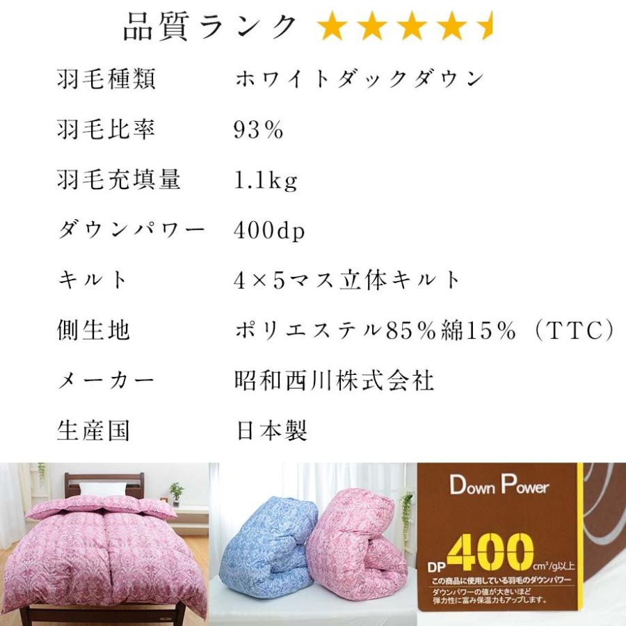 羽毛布団 昭和西川 ホワイトダックダウン93% シングルロングサイズ 国産 日本製 あったかぬくもり立体キルト 古羽毛無料回収 布団 羽毛布団 昭和西川 ホワイトダックダウン93% シングルロングサイズ 国産 日本製 あったかぬくもり立体キルト 古羽毛無料回収