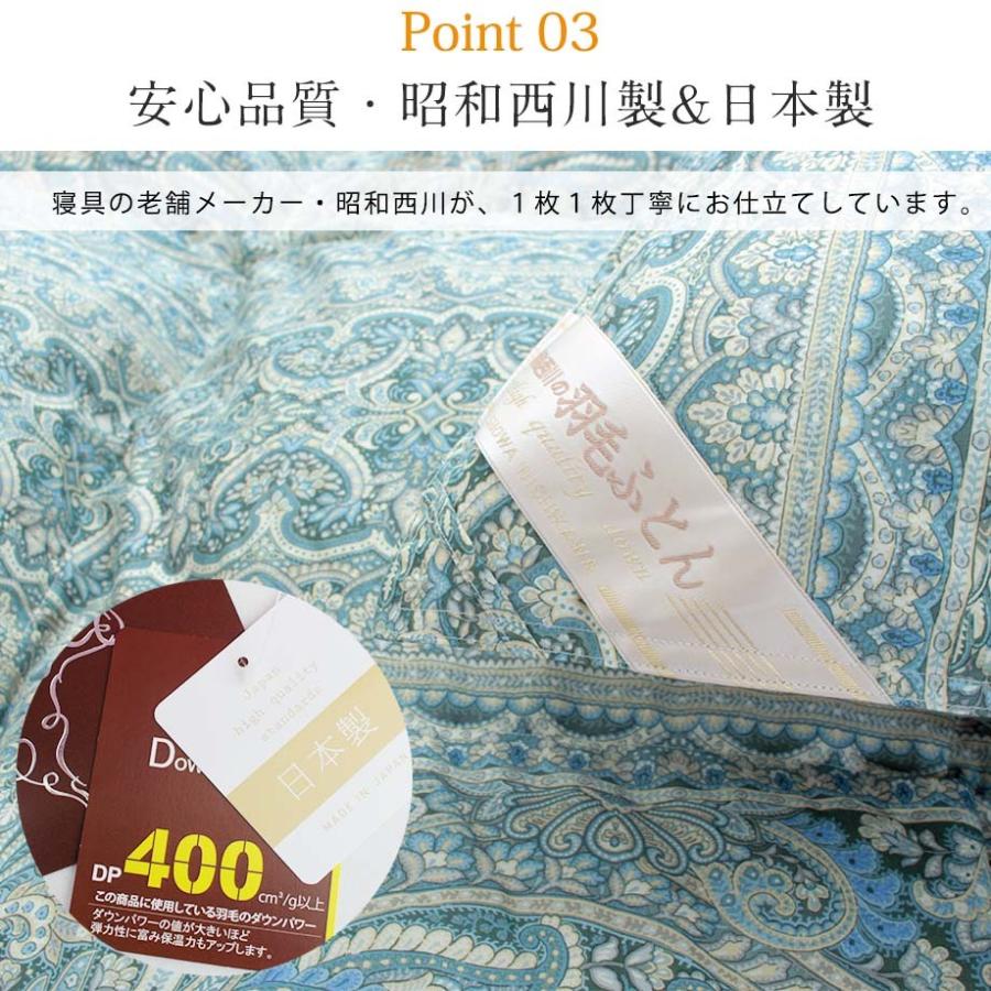 昭和西川 羽毛布団 昭和 西川 ハンガリー産シルバーグースダウン 昭和西川 羽毛布団 昭和 西川 ハンガリー産シルバーグースダウン