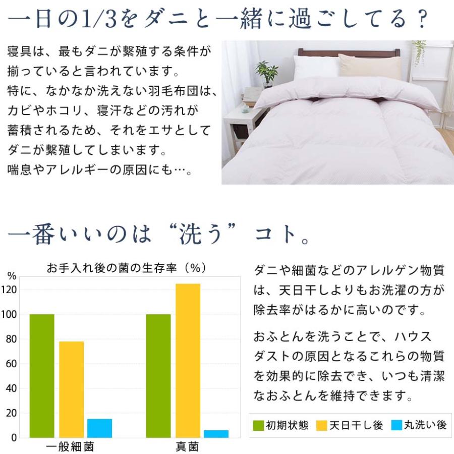 2024 福袋 羽毛布団 シングル 西川 日本製 洗える ダウン85％ ランドリエ 抗菌 防臭 ムーミン 選べる おまけ付  01-ns-8048-8489-｜futontanaka｜07