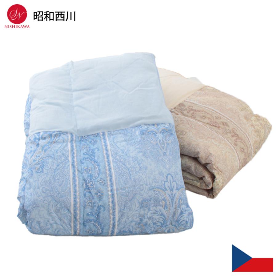 昭和西川 - 襟裏　ダブルガーゼ　ダウンケット　SL 150x210 楽天市場】【楽天ランキング1位獲得】昭和西川 ダウンケット