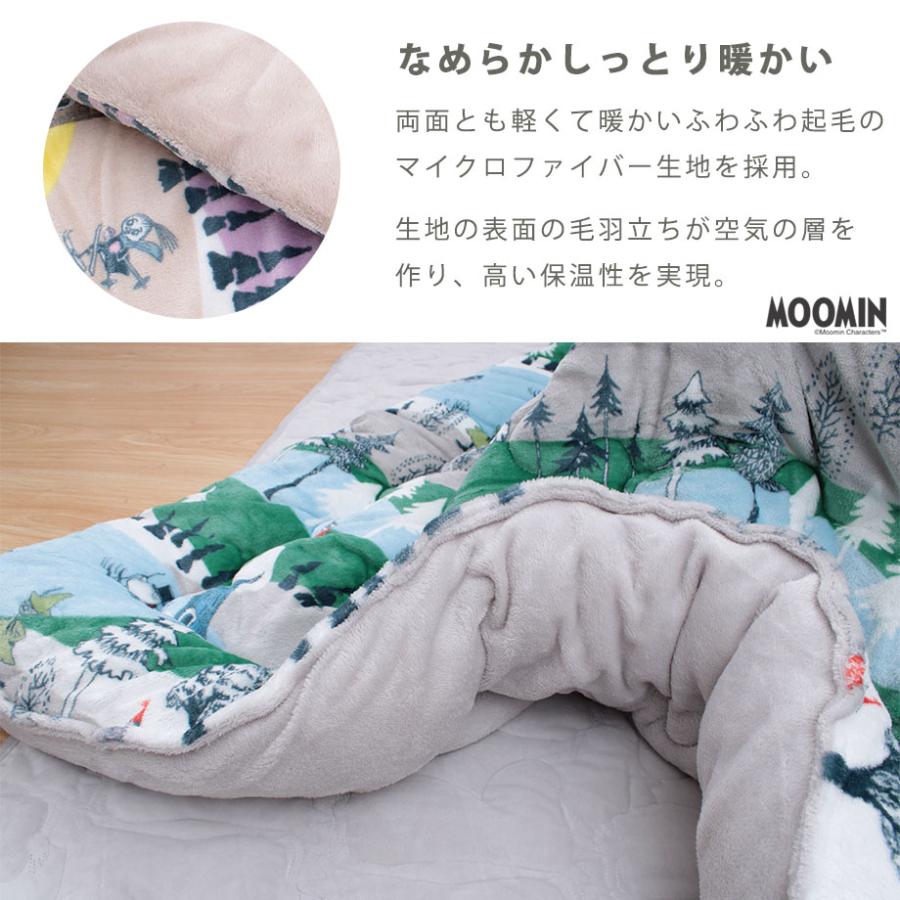最終価格ムーミン リバーシブルこたつ布団 長方形 こたつ敷布団 ラグ 長方形 190×240cm MOOMIN ムーミン | じぶん