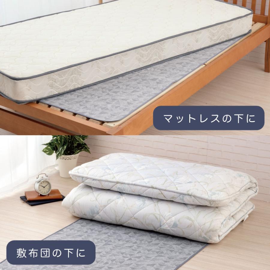 昭和西川 除湿シート 除湿マット 湿気取りシート セミダブル 高吸水 消