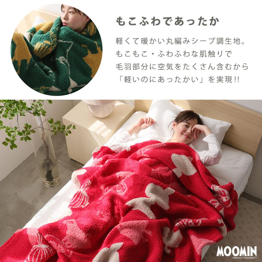 MOOMIN（ムーミン） 毛布 シングル リトルミイ スナフキン もこもこ