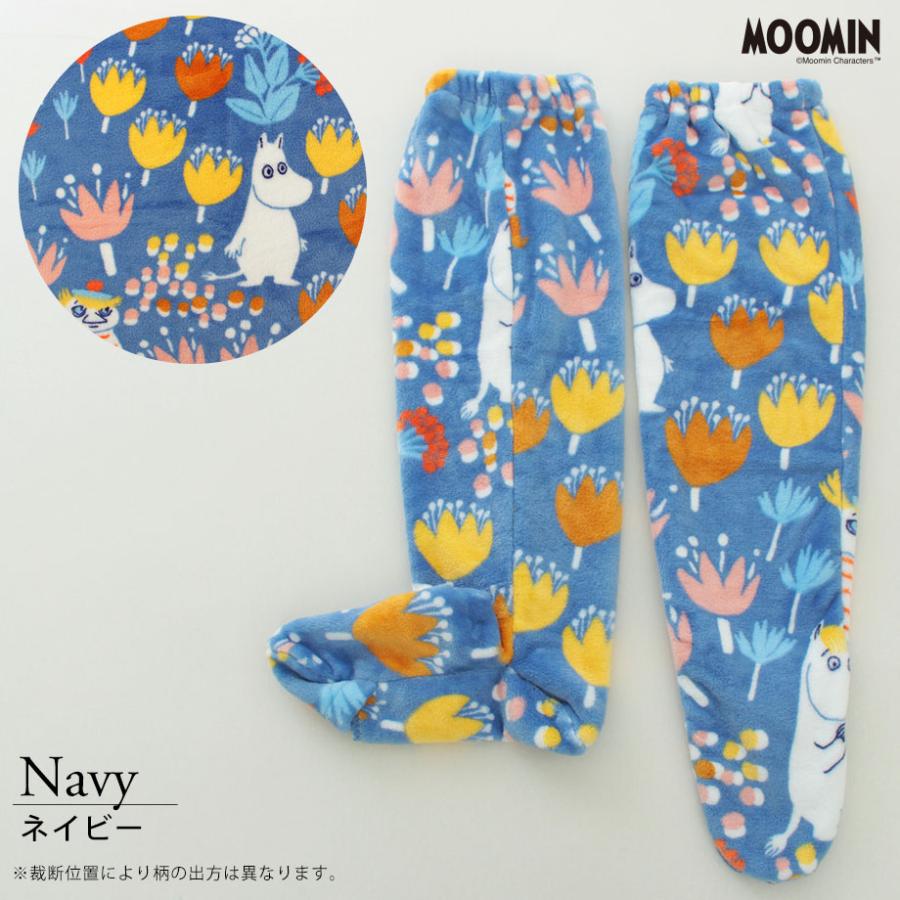 ムーミン グッズ ルームソックス マイクロファイバー Moomin 暖かい ルームシューズ 冷え取り靴下 履く毛布 冷え性 プレゼント 冬 2023新柄｜futontanaka｜13