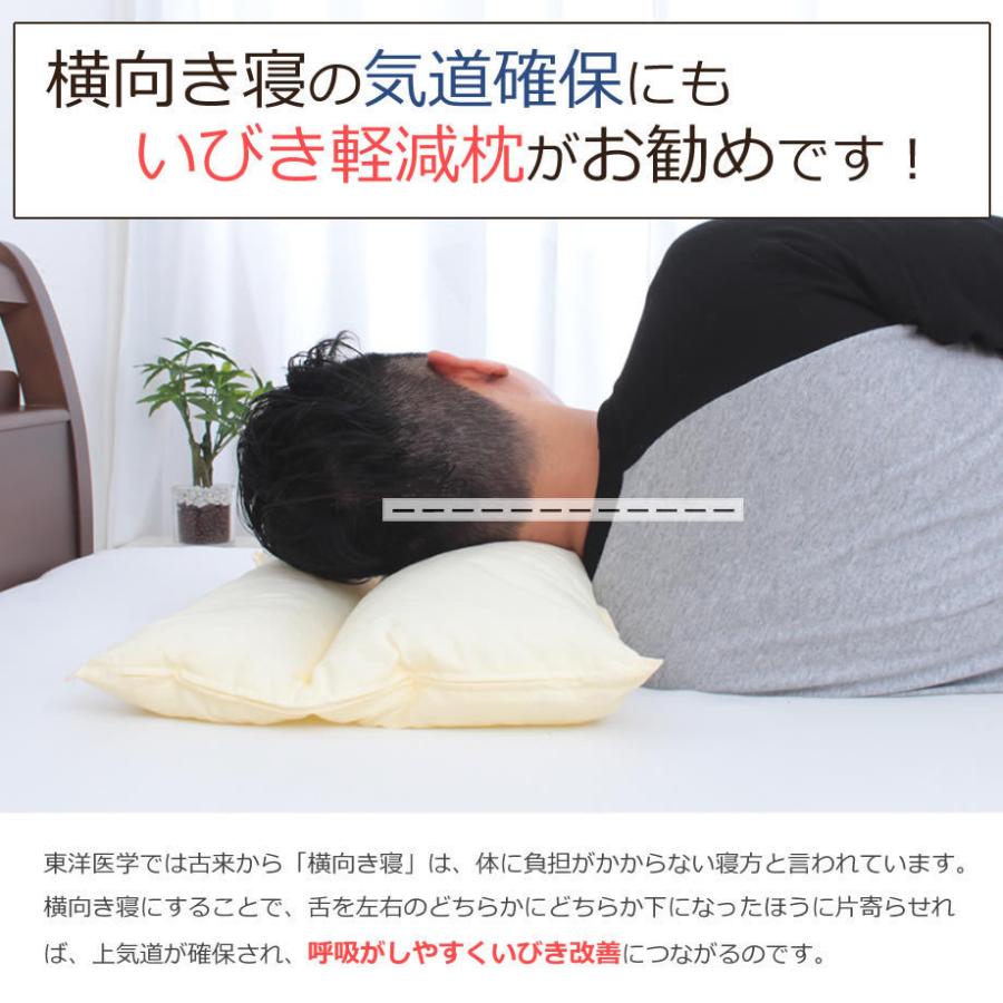 じぶんまくら 枕 肩こり いびき軽減まくら 枕カバー 付 小さめ 鼾