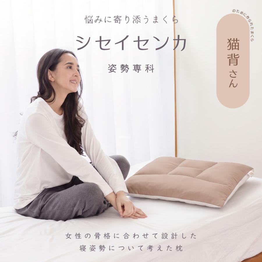 じぶんまくら 背中まで支える 猫背さんまくら 枕 姿勢専科