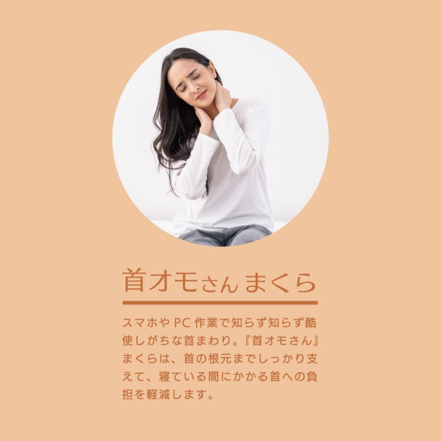 じぶんまくら 首の根元から支える 首オモさんまくら 枕 姿勢専科
