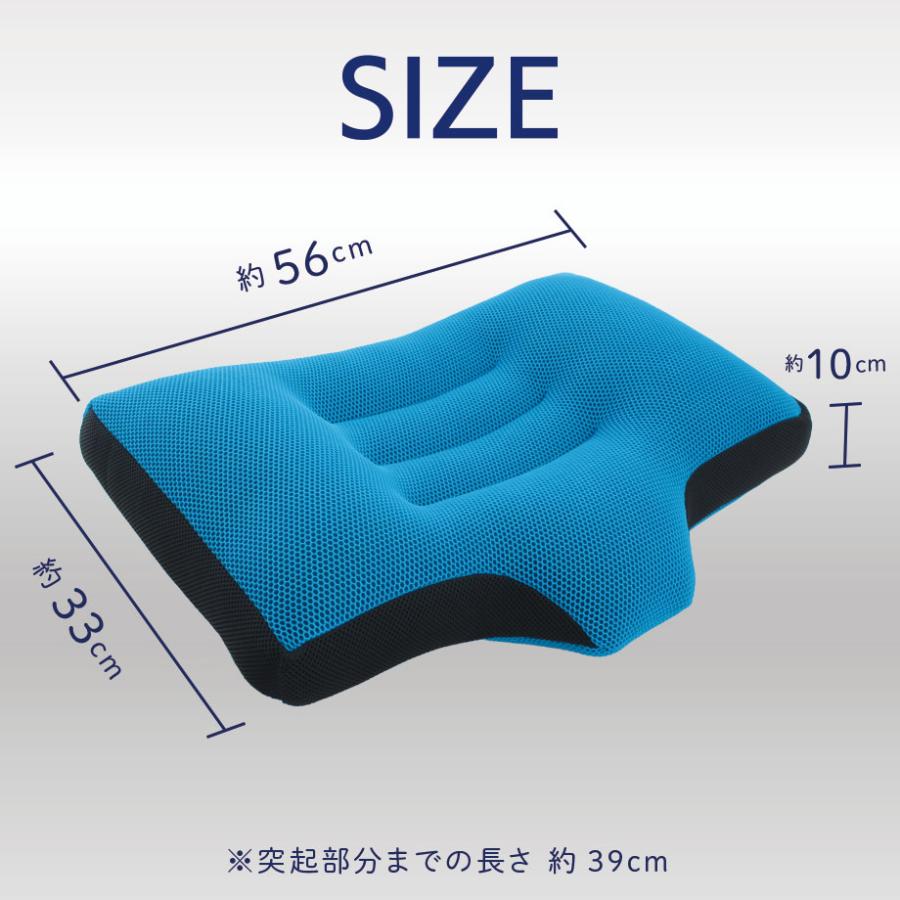 じぶんまくら ストレートネック 立体 メッシュ まくら HEXA 洗える 高