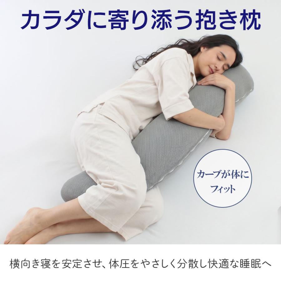 じぶんまくら 抱きまくら いびき 横向き寝 抱き枕 立体 メッシュ