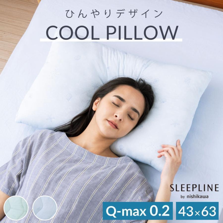 西川（nishikawa） 枕 43×63cm 洗える ウォッシャブル 冷感 Q-MAX0.2