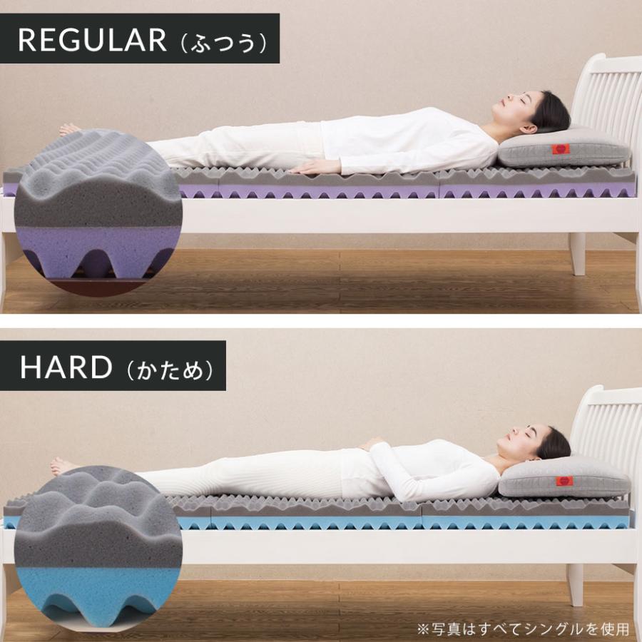 じぶんまくら マットレス シングル 腰痛 高反発 3つ折り 三つ折り