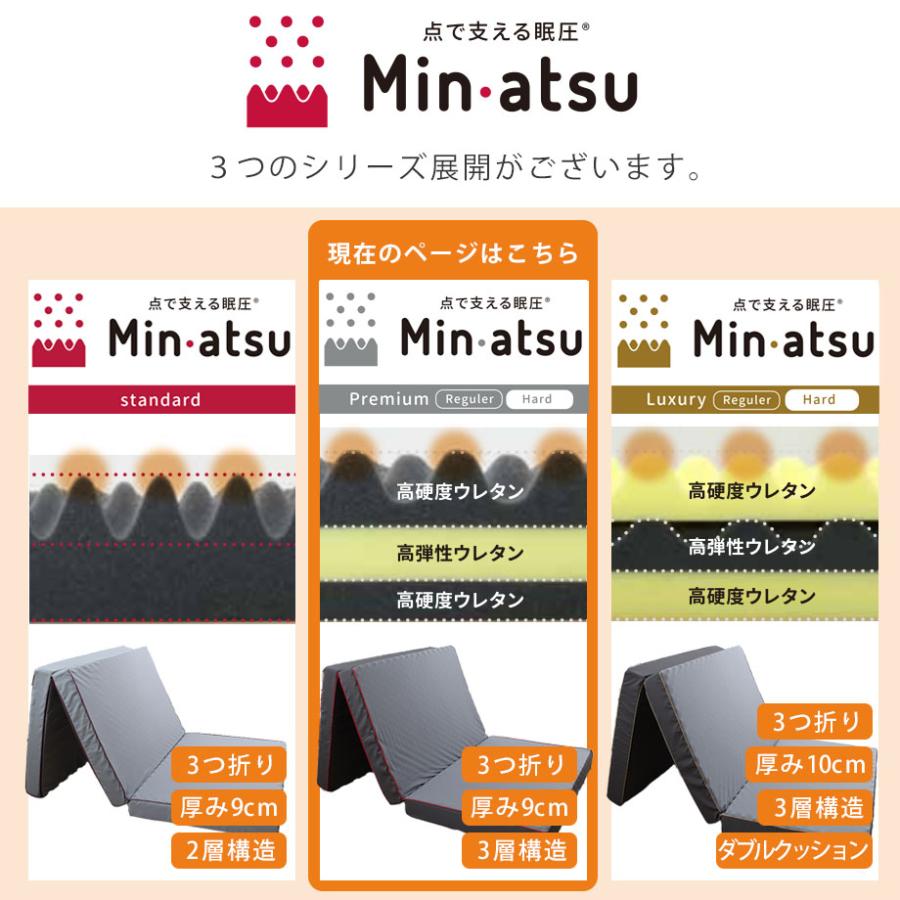 西川（nishikawa） マットレス セミダブル 腰痛 高反発 3つ折り 三