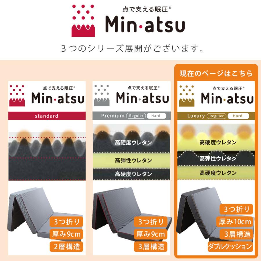 西川（nishikawa） マットレス セミダブル 腰痛 高反発 3つ折り 三