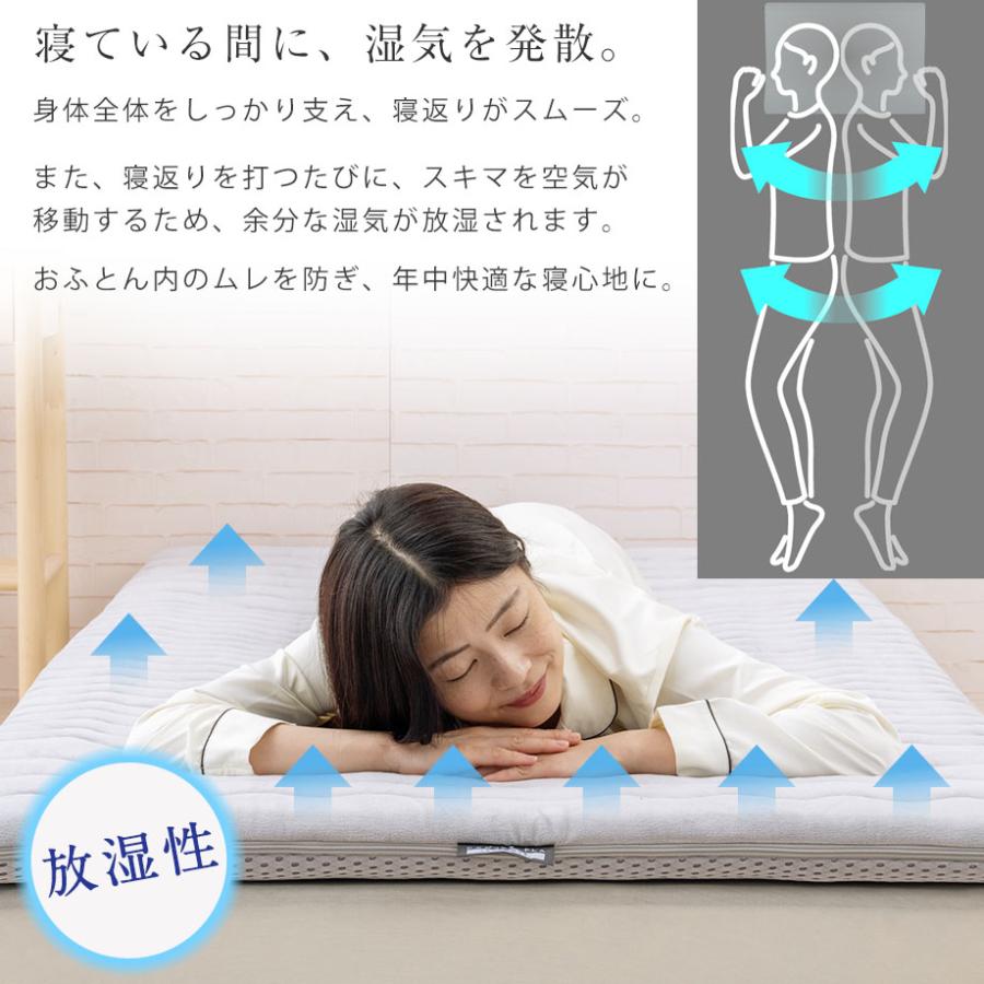 じぶんまくら マットレス シングル じぶんコアマットレストッパー シングル◇メーカー直送 ネット