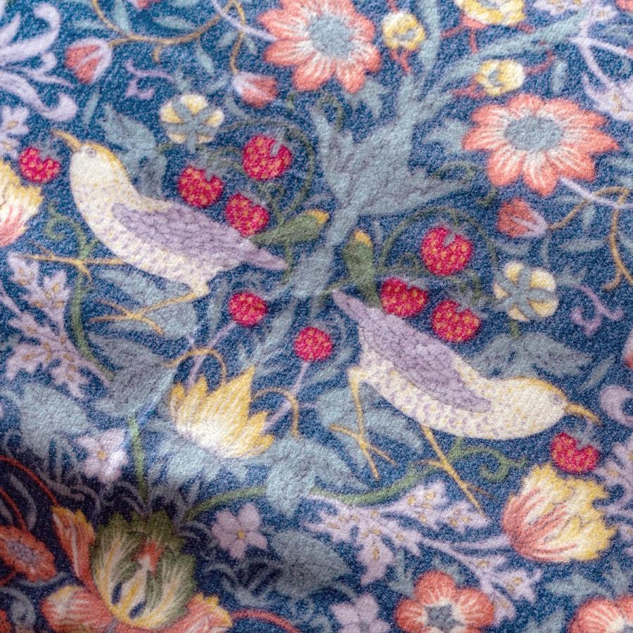 ポイント5倍 ロマンス小杉 冬用掛け布団カバー ダブル V＆A ウィリアムモリス Strawberry Thief いちご泥棒 日本製 ウォームパイル掛けけふとんカ | ロマンス小杉 | 03