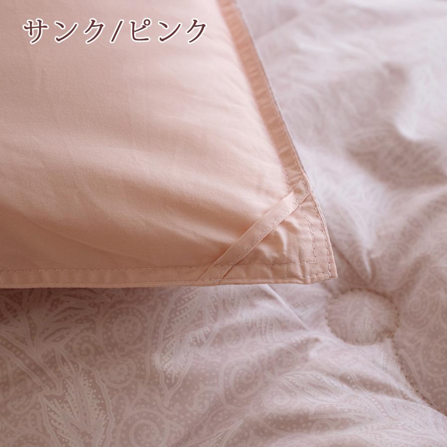 [選べる特典付]布団セット ダブルサイズ 日本製 リーズナブルセット 羊毛混掛け敷きふとん２点セットD　布団セット | ブランド登録なし | 03