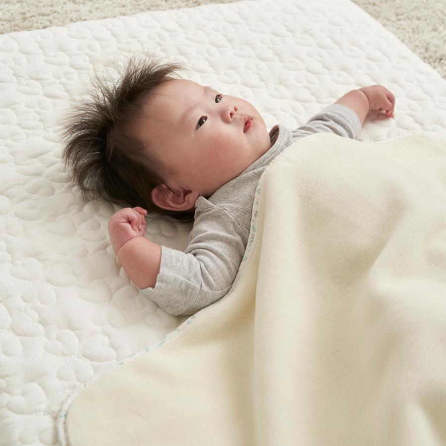 毛布 綿毛布 ベビー 日本製 西川 保育園 子供 お昼寝 秋 冬 70×100 綿100 幼稚園 入園準備 出産祝い 春 夏 通年 赤ちゃん コットン ブランケット もうふ | 西川 | 02