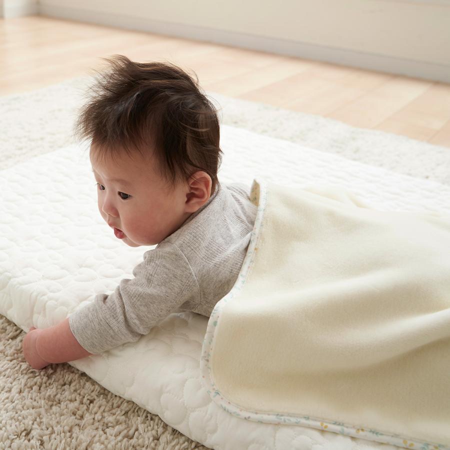 毛布 綿毛布 ベビー 日本製 西川 保育園 子供 お昼寝 秋 冬 70×100 綿100 幼稚園 入園準備 出産祝い 春 夏 通年 赤ちゃん コットン ブランケット もうふ | 西川 | 06