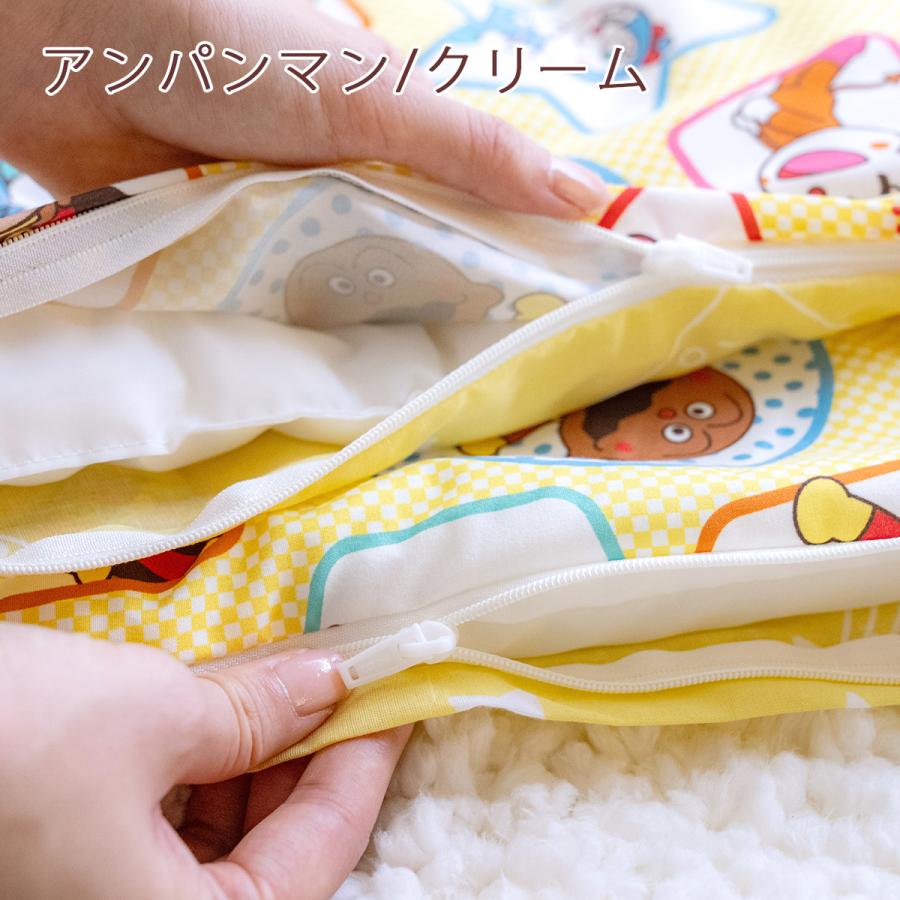 プレゼント付き アンパンマン お昼寝布団セット 西川 洗える お昼寝ふとんセット 保育園 手提げバッグ付 お昼寝 5点セット | 西川 | 06