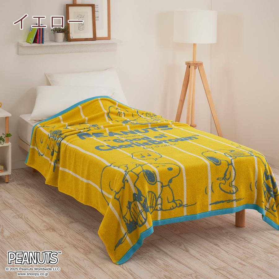 西川（nishikawa） タオルケット シングル スヌーピー 夏用 綿100