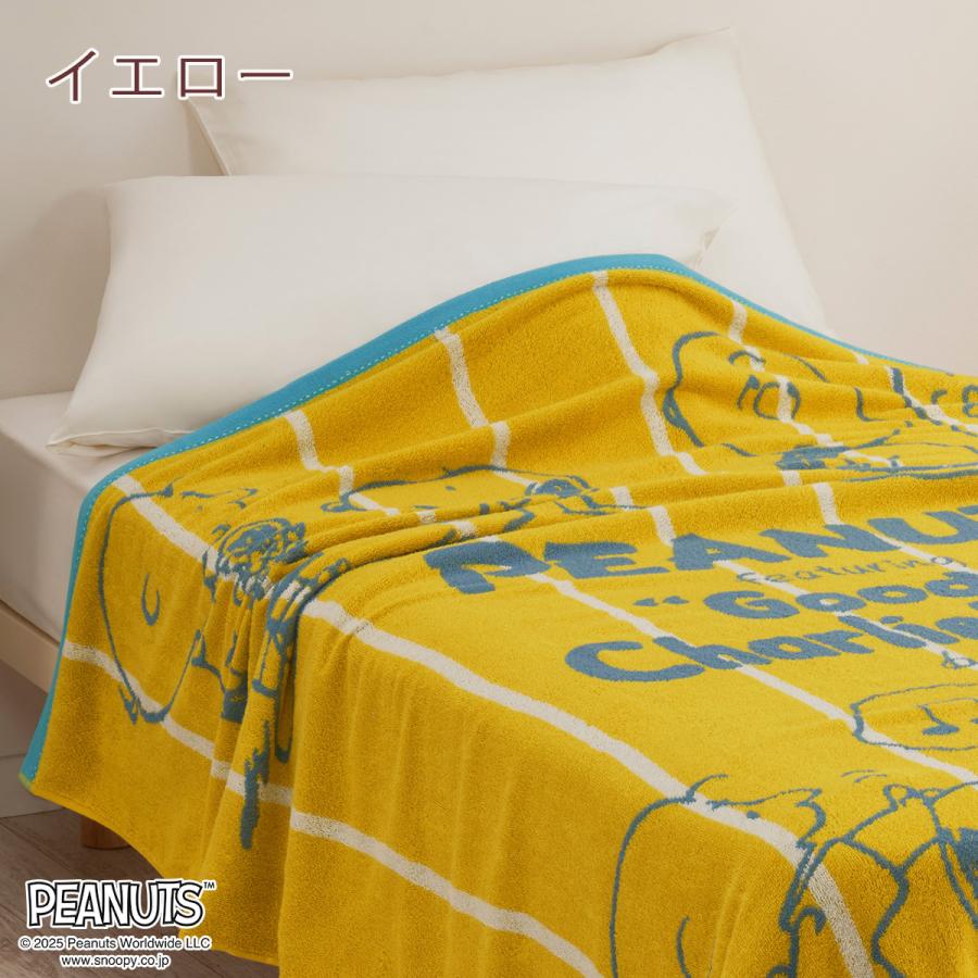 タオルケット シングル スヌーピー 西川 夏用 綿100% 西川リビング snoopy キャラクター 吸湿 | 西川 | 04