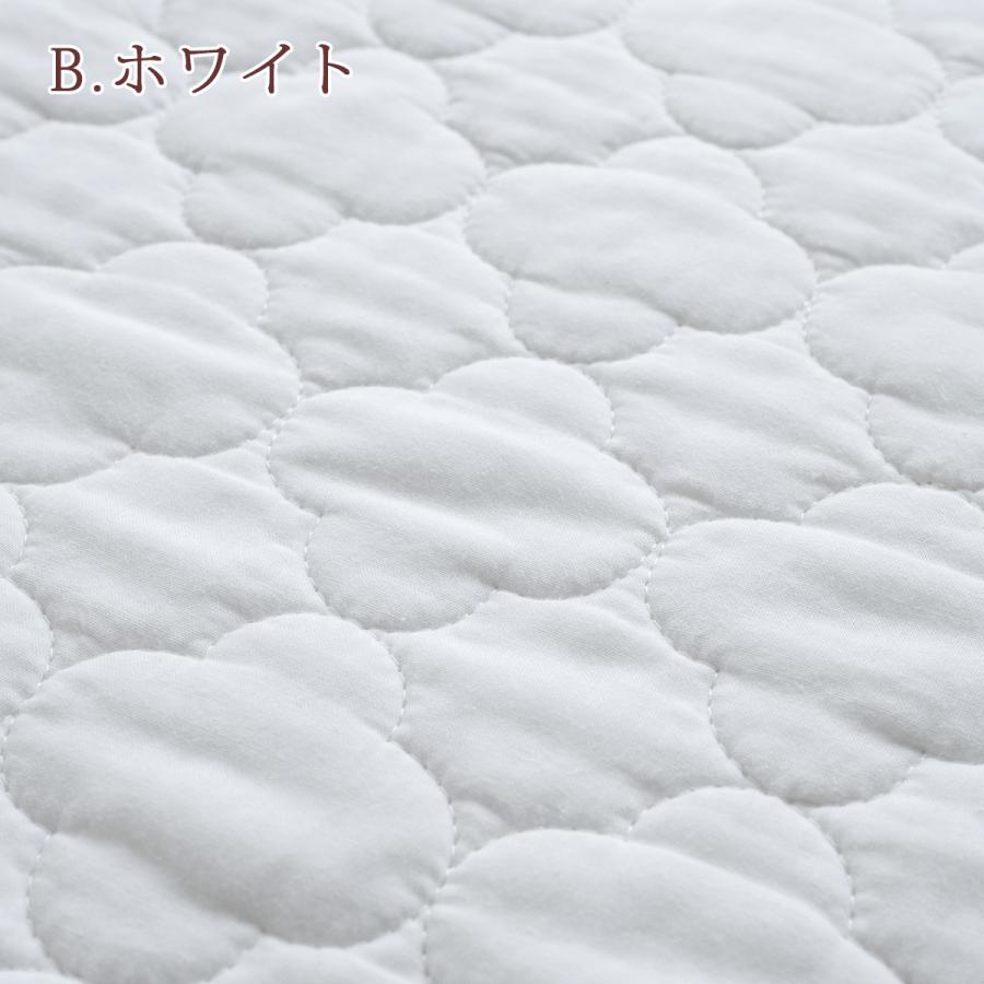 敷きパッド ダブル 西川 夏 綿100% 天然素材 コットン 水洗いキルト ひんやり 洗える 敷パッド ベッドパッド イブル | 西川 | 18