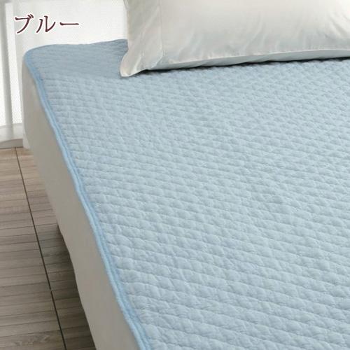 爆買 敷きパッド ダブル 綿100% 丸洗いOK ロマンス小杉 ワンウォッシュ 綿ガーゼ 敷パッド 綿ガーゼ 敷きパッド 夏用 ベッドパッド | ロマンス小杉 | 04