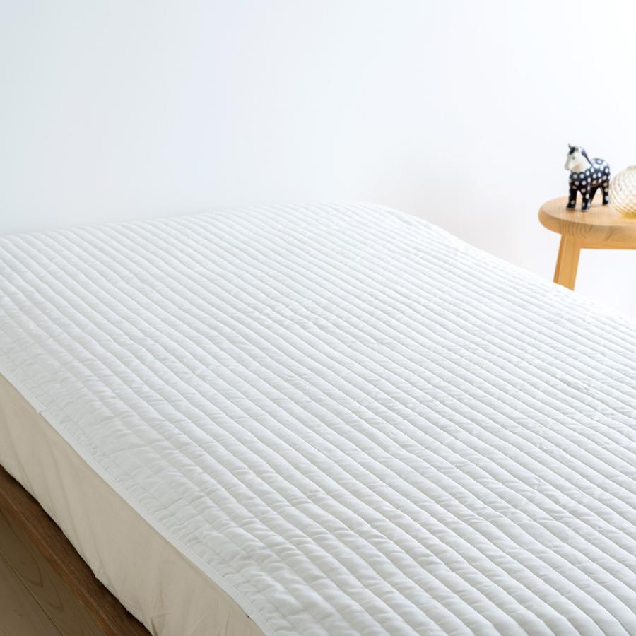 敷きパッド ダブル 西川 麻100％ 敷きパッド 夏 敷きパッド 麻 ダブル ベッドパッド ダブル | 西川 | 08