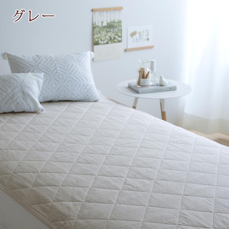 2枚まとめ買い 敷きパッド セミダブル 西川 麻100％ 天然繊維 ひんやり 涼しい 夏 洗える 本麻敷パッド 詰め物 麻100% リバーシブル敷パッド | 西川 | 02