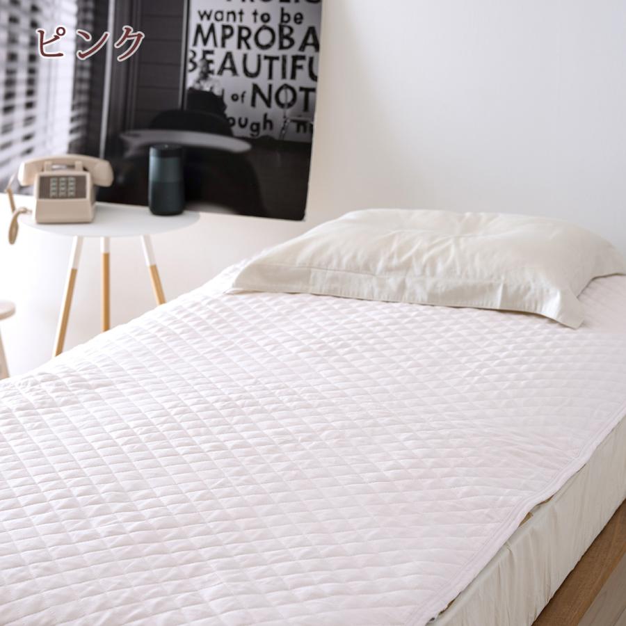 敷きパッド ダブル 西川 麻100 麻100％ 天然繊維 ひんやり 涼しい 夏 洗える 本麻敷パッド 詰め物 リバーシブル敷パッド | 西川 | 02